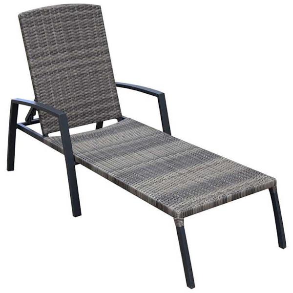 Chillvert Solseng I Stål Cozumel 190x63x50 Cm Grå