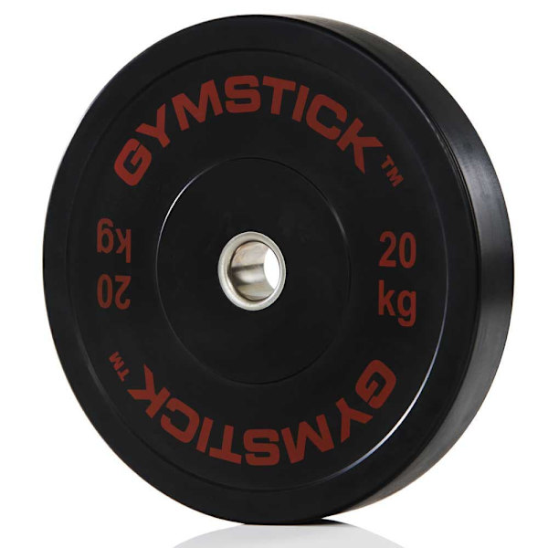 Gymstick Bumper Plat 20kg Unit Musta 20 kg