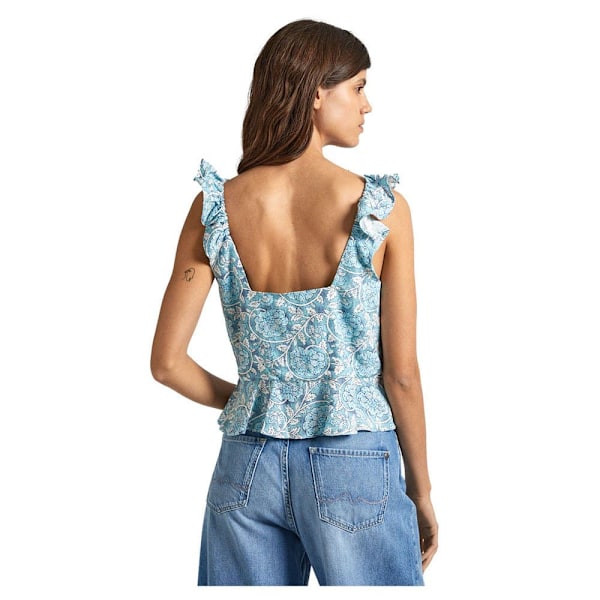 Pepe Jeans Ärmlös Blus Emilia Blå XS Kvinna