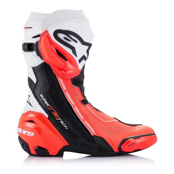 Alpinestars Supertech R Vented Racingstövlar Röd,Svart EU 45 Man