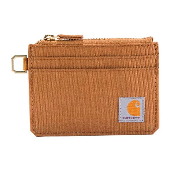 Carhartt Zippered Card Keeper Plånbok Brun
