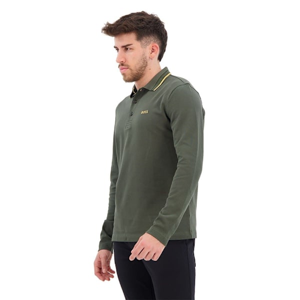 Boss Plisy 10241663 Kortærmet Polo Grøn XL Mand