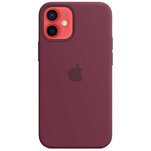 Apple Iphone 12 Mini Silicone Case With Magsafe Lilla