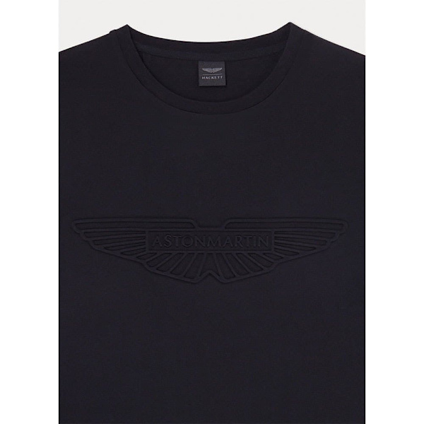 Hackett Lyhythihainen T-paita Aston Martin Emboss Musta M Mies