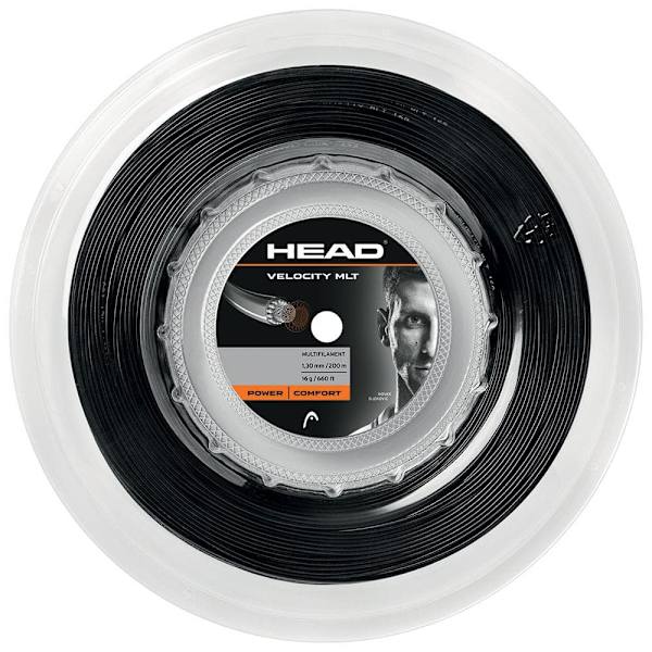 Head Racket Tennis Hjulsnor Velocity Mlt 200 M Sort 1.30 mm