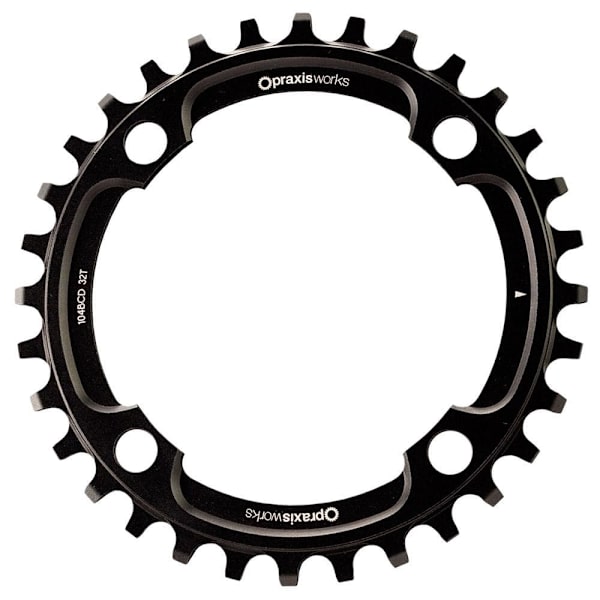 Praxis Kæderring Mountain Ring 104 Bcd Sort 34t