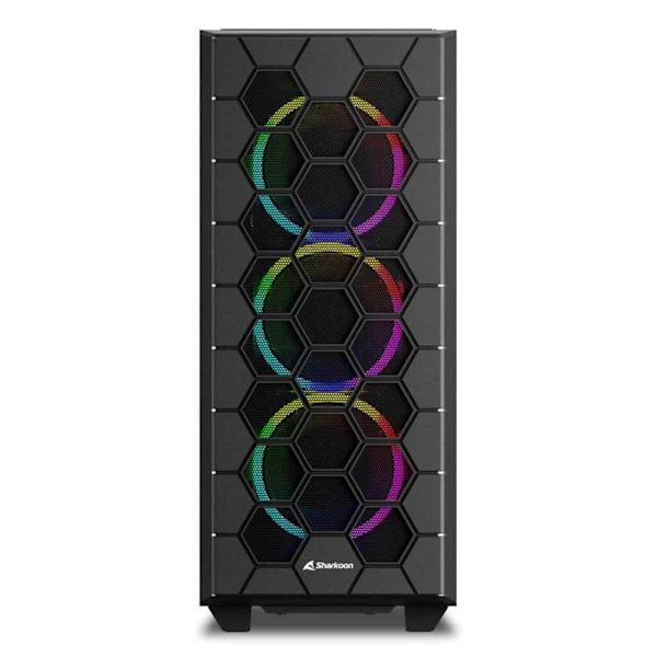 Sharkoon Tårnkasse Hex Rgb Svart