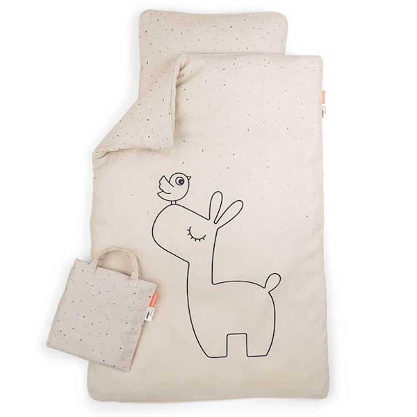 Done By Deer Sängkläder Baby Se Gots Lalee Beige
