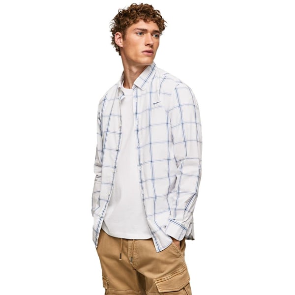 Pepe Jeans Lang ærmet Skjorte Lorian Beige L Mand