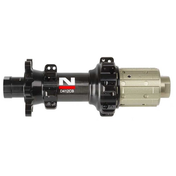 Novatec D412cb 6b Shimano 10-11s/sram Xx1 Bagnav Sort,Søvfarvet 24H / 12 x 142 mm