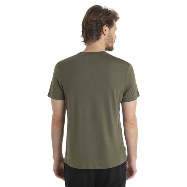 Icebreaker Kortærmet T-shirt Merino Core Grøn L Mand