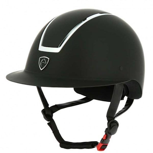 Equitheme Hjelm Glint Mat Sort 52-54 cm