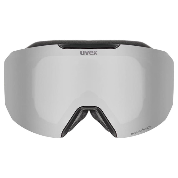 Uvex Evidnt Attract S Skibriller Sort Mirror Silver Variomatic Clear/CAT1-3+Contrastview Yellow Clear/CAT1