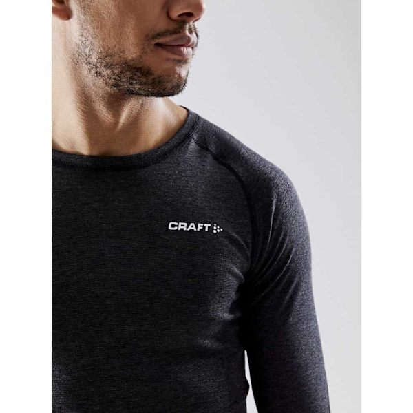 Craft Core Wool Merino Långärmad Baslager Svart 2XL Man
