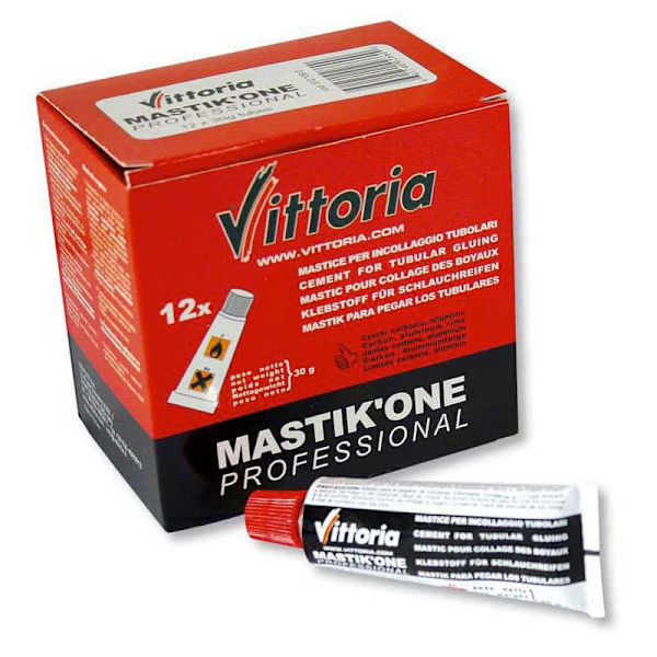 Vittoria Lim Tubular Röd,Vit 12 Units