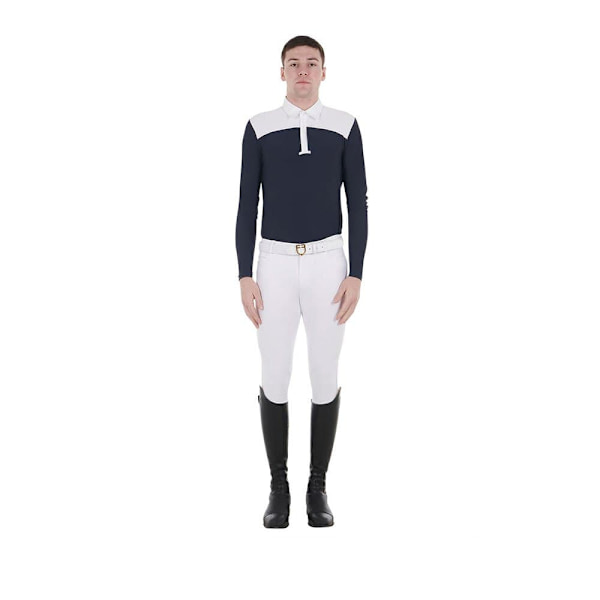 Equestro Jersey Buttons Polo Med Lange ærmer  L