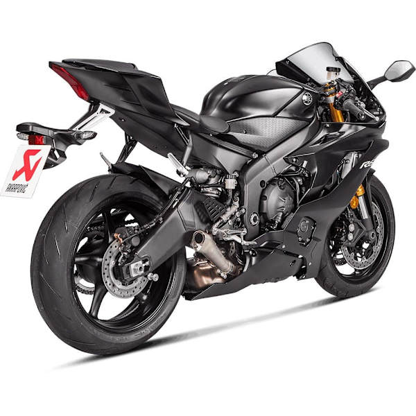 Akrapovic Lyddæmper Slip On Line Megaphone Yzf-r6 Ref:sm-y6so6t Søvfarvet
