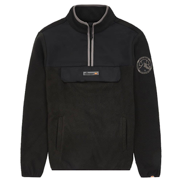 Ellesse Halv Lynlå Sweatshirt Zinco Sort M Mand