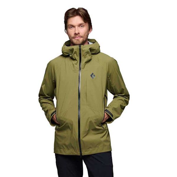 Black Diamond Highline Stretch Shell Jakke Grøn L Mand