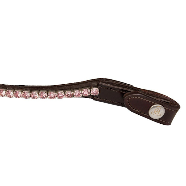 Acavallo Calfskin&round Crystals Pandebånd  Full