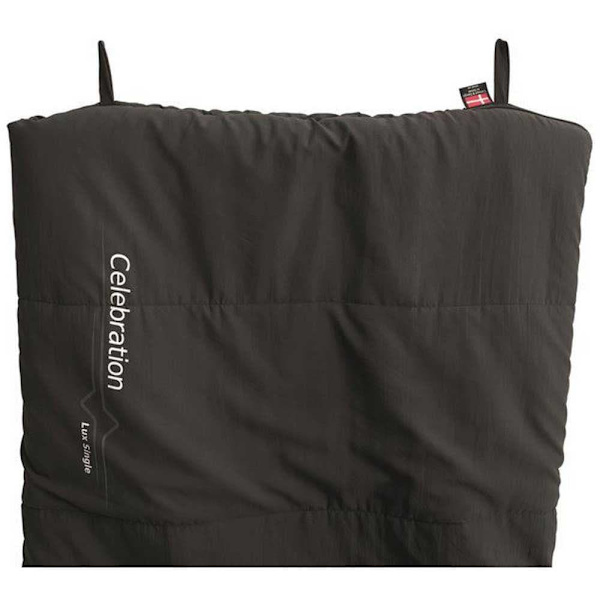 Outwell Makuupussi Celebration Lux 4ºc Musta,Harmaa Long / Left Zipper