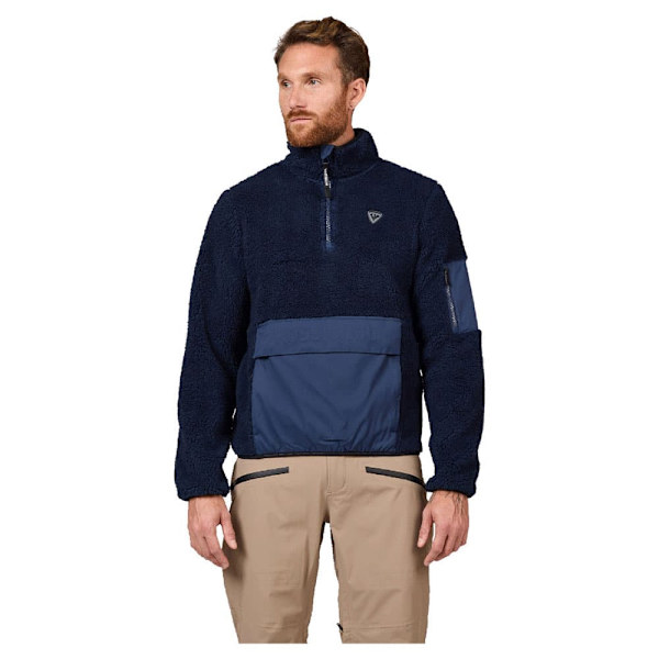 Rossignol Anorak Fleece Med Halv Dragkedja Blå 2XL Man