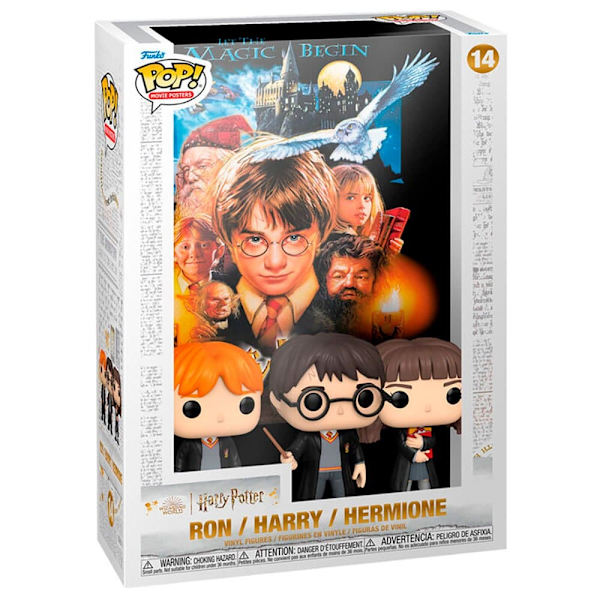 Funko Pop Movie Poster Harry Potter Sorcerers Stone Durchsichtig