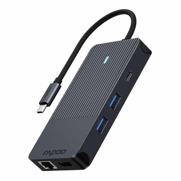 Rapoo Ucm-2005 Usb-c Multiportkabel Sort