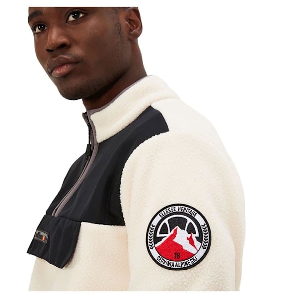 Ellesse Tröja Med Halv Dragkedja Zinco Beige 2XL Man