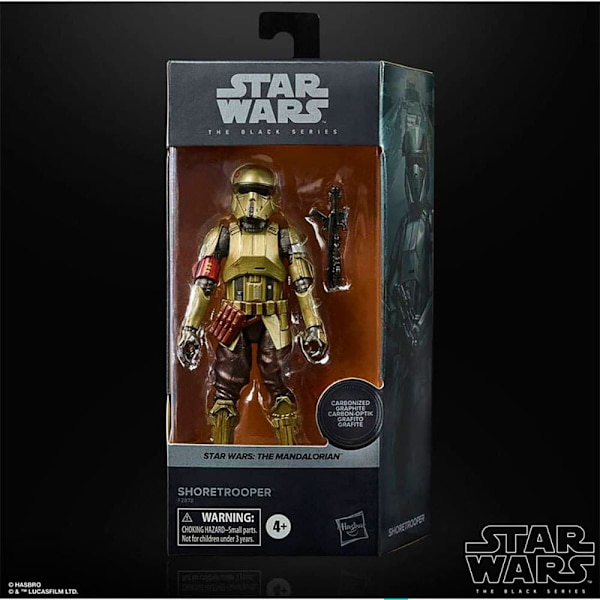 Star Wars Shoretrooper Carbonized Black Series 15 Cm Flerfärgad