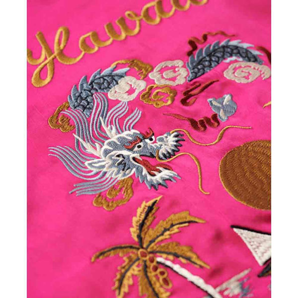 Superdry Bomberjacka Suikajan Embroidered Rosa L Kvinna