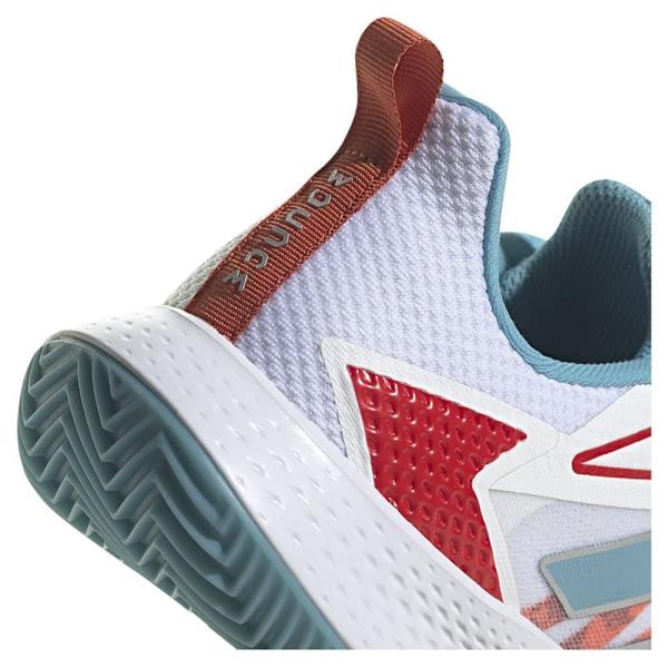 Adidas Alla Hovskor Defiant Speed Clay Vit EU 41 1/3 Kvinna