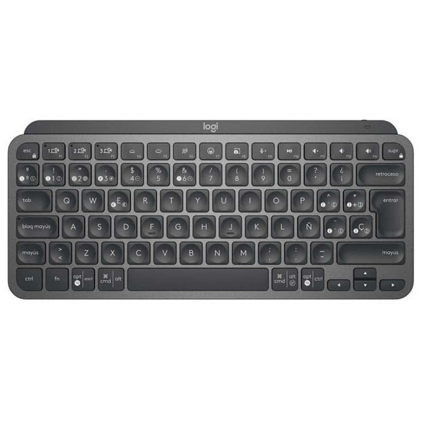 Logitech Langaton Näppäimistö Mx Hopeinen Spanish QWERTY