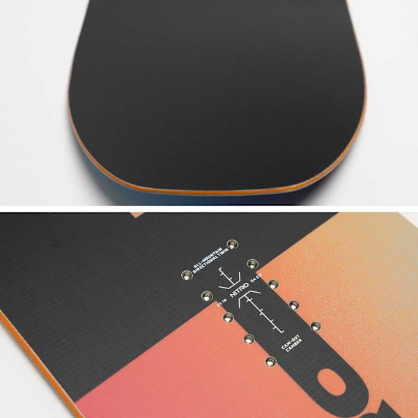 Nitro Prime Chroma Cam-out Snowboard Transparent 152