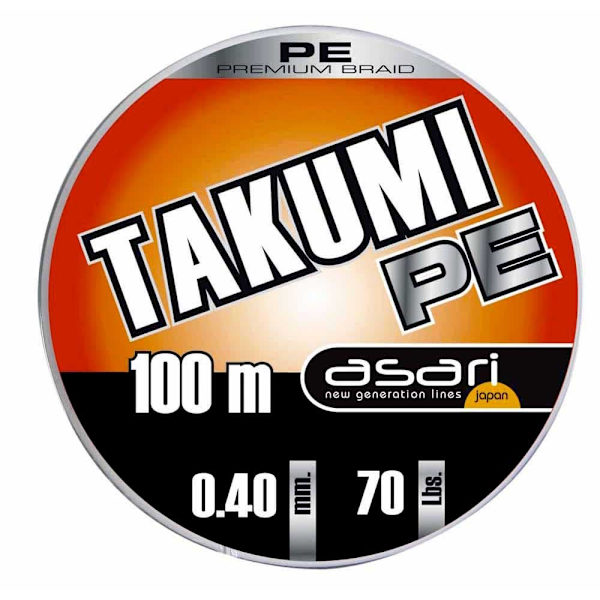 Asari Linja Takumi Pe 10x100 M Harmaa 0.140 mm