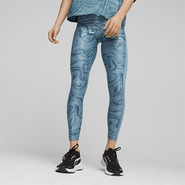 Puma Leggings Train Favorites Aop Blå L Kvinde