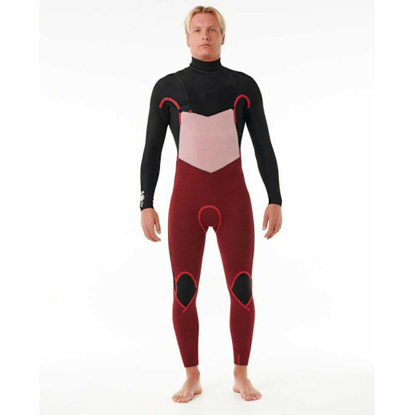 Rip Curl Dawn Patrol 4/3 Mm Gb St Långärmad Neopren Våtdräkt Med Bröst Blixtlås  MS