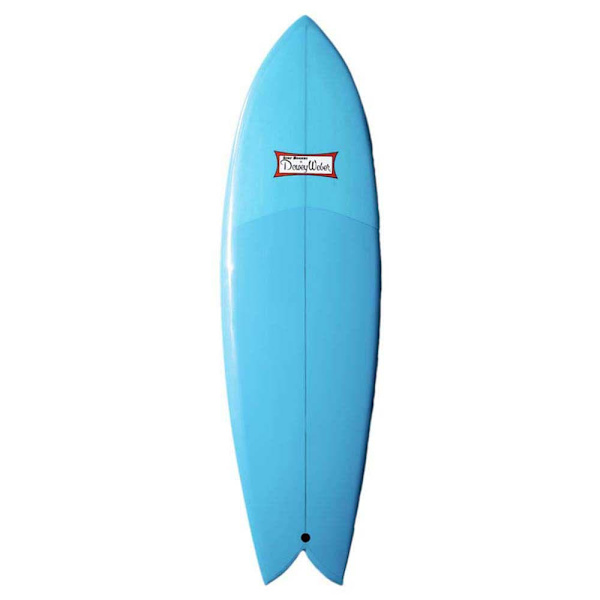 Dewey Weber Surfbräda Swish 5´9´´ Blå 175 cm