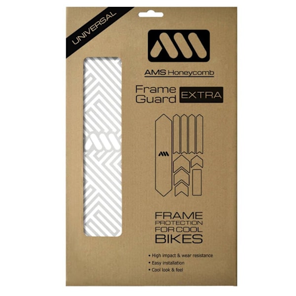 All Mountain Style Frame Guard Extra Stickers Honeycomb Hvid