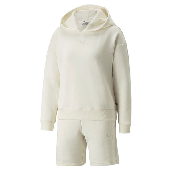 Puma Träningsdräkt Loungewear 7´´ Gul S Kvinna