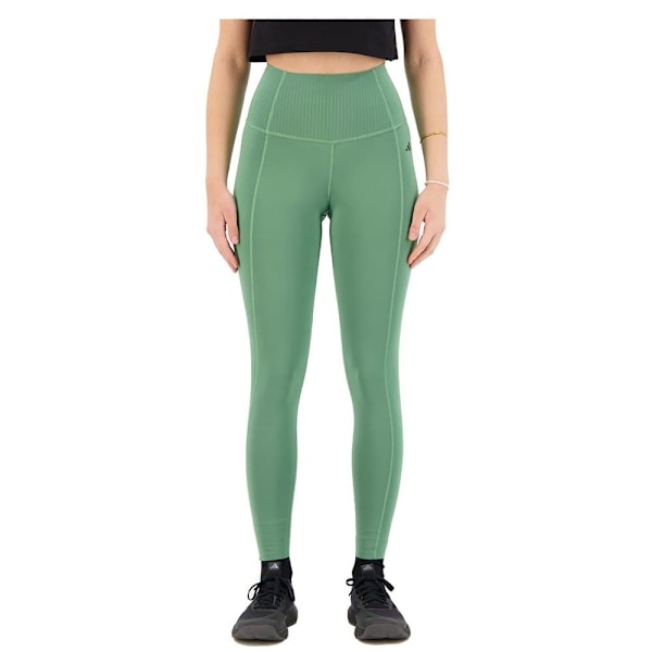 Adidas Strumpbyxor Optime Power 7/8 Grönt 2XS / Regular Kvinna