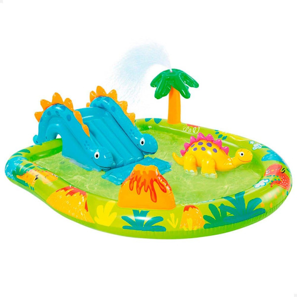 Intex Uppblåsbara Water Games Center Dinosaur Water Jets 191x152x58 Cm Flerfärgad