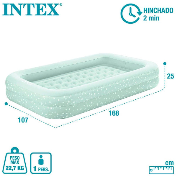 Intex Junior Air Travel Flerfärgad,Brun 107 x 168 x 25 cm