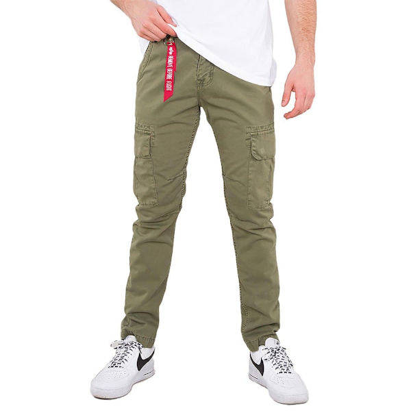 Alpha Industries Agent Byxor Grönt 31 Man