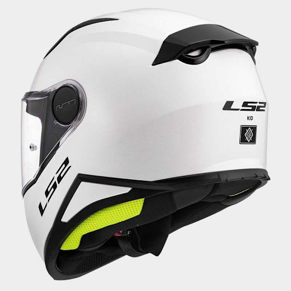Ls2 Ff812 Kid Solid Fullface-hjelm Hvid M