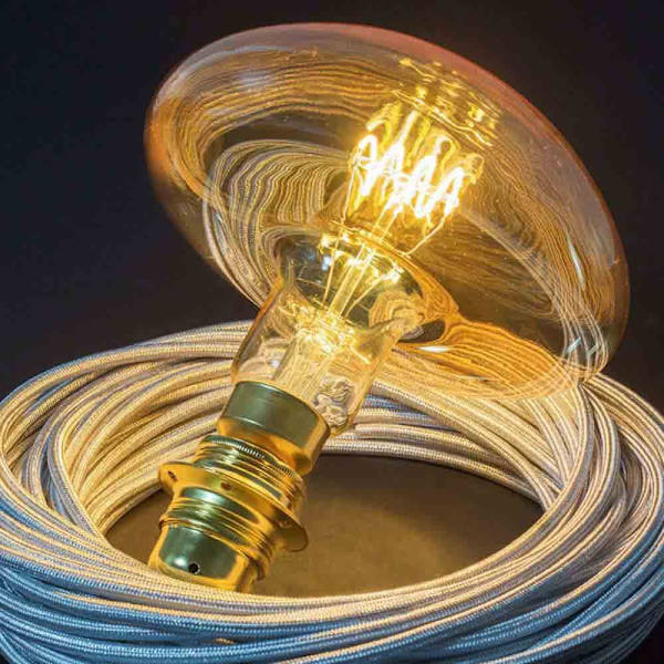 Creative Cables Led Pære Dl700145 Mushroom Vintage E27 5w 250 Lumens 2000k Transparent