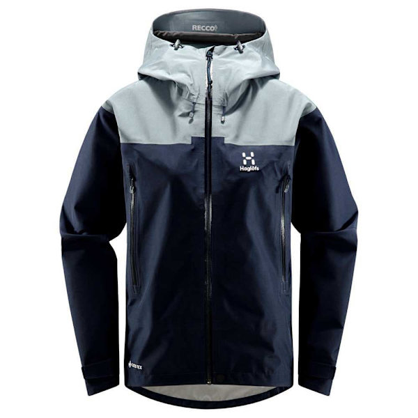 Haglofs Jacka Roc Flash Goretex Blå S Kvinna
