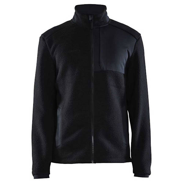 Craft Fleece Med Fuld Lynlås Adv Explore Pile Sort S Mand