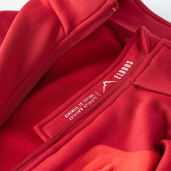 Elbrus Nomi Fleecetec Sweatshirt Med Dragkedja Röd M Man