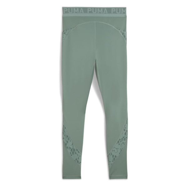 Puma Lace Hög Midja 7/8 Leggings Grönt XS Kvinna